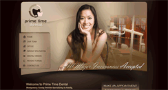 Desktop Screenshot of primetimedental.com